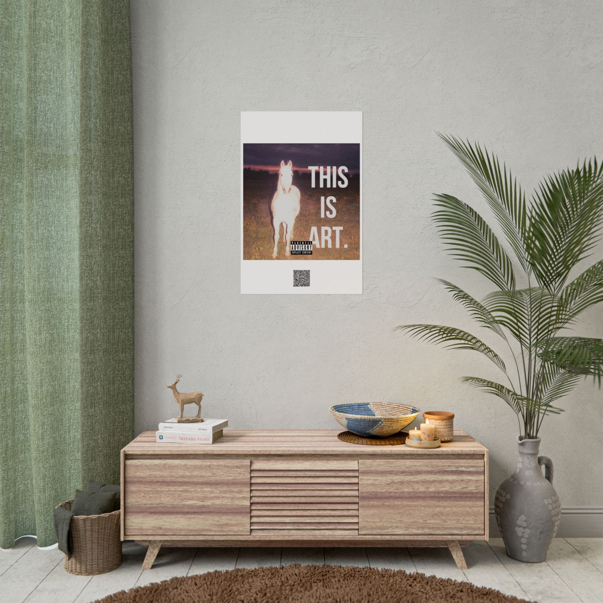 LARRY ON THE BEAT "EARWORM" Artistic Rolled Posters