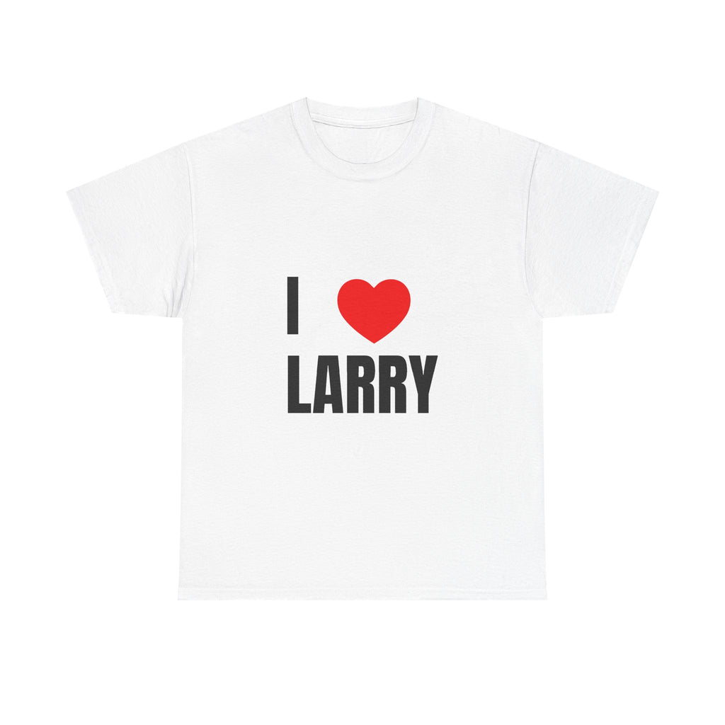 I LOVE LARRY Unisex Heavy Cotton Tee