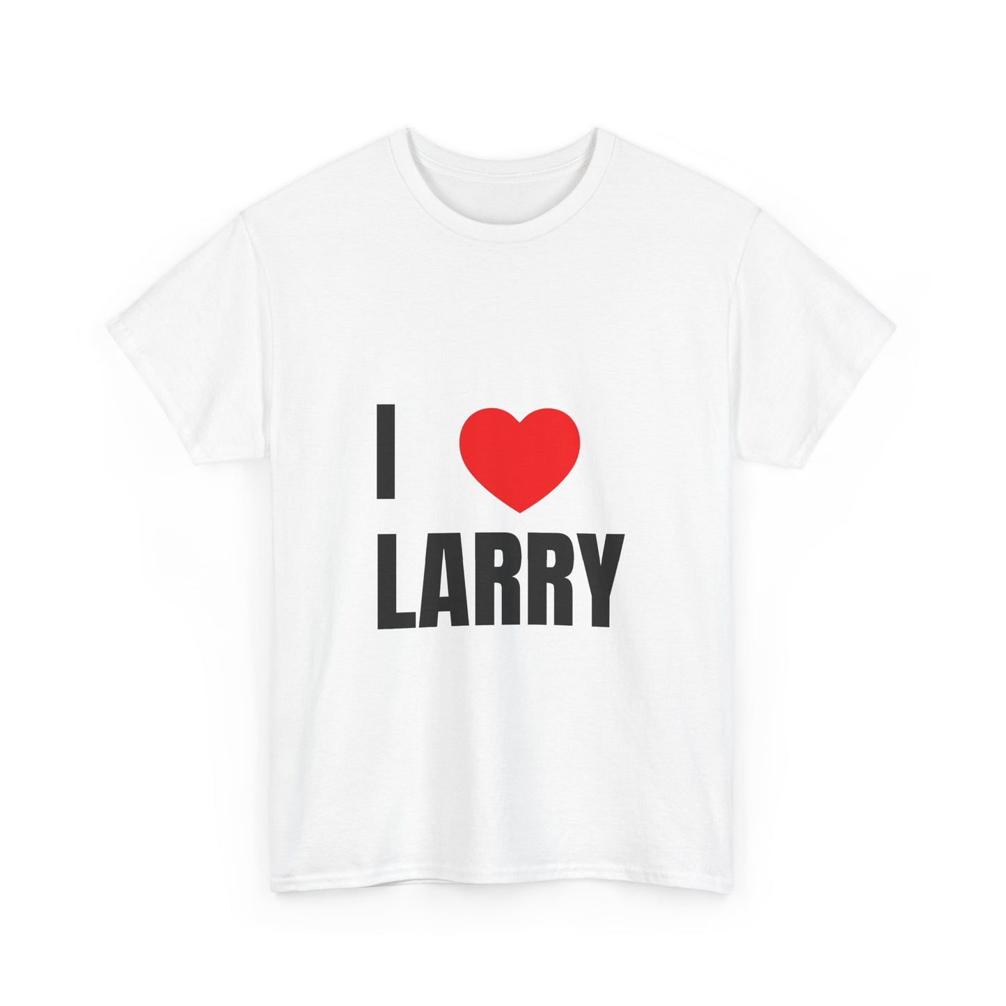 I LOVE LARRY Unisex Heavy Cotton Tee
